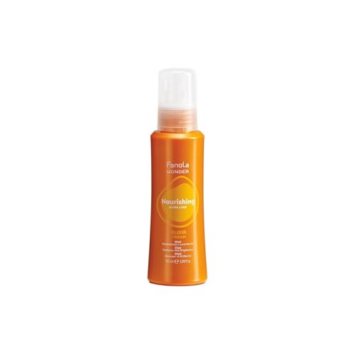 Fanola Wonder Anti Frizz Hair Serum - Nourishing Hair Care for Split Ends - Lightweight Treatment for Silky Shine & Frizz Control - Helps to Seal Cuticle & Brighten Strands - Vegan Formula (100 ml)