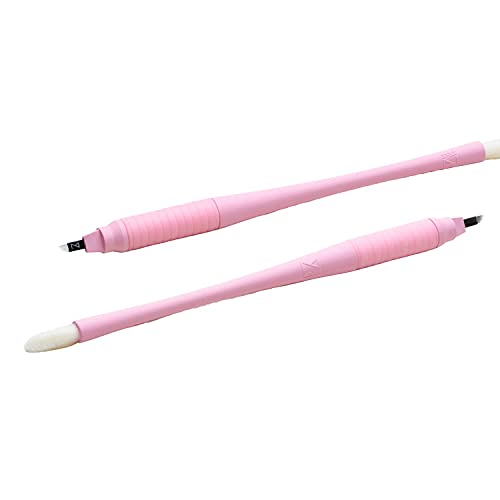 Microblading Pen Set - Disposable Eyebrow Tattoo Tools with Sterilized Fine Blades