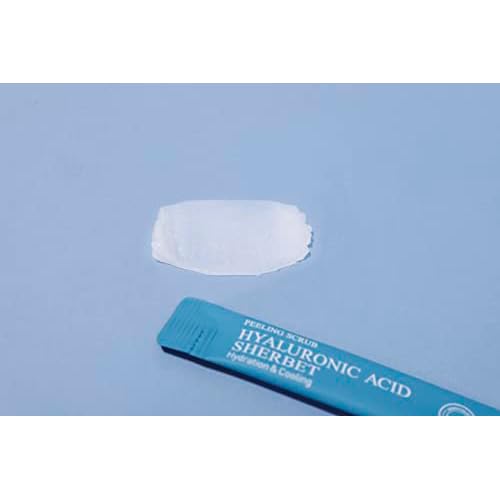 MIZON Peeling Scrubs with Hyaluronic Acid Baking Powder and Menthol Gentle exfoliation Moisture Korean Facial Scrub (40 pouches/7oz)