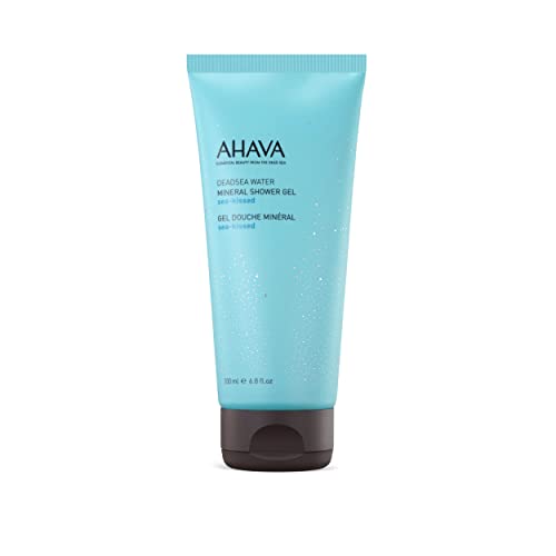 AHAVA Dead Sea Water Mineral Shower Gel - Refreshing & Relaxing, 6.8 Fl Oz