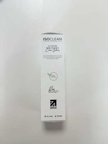Isoclean Makeup Brush Cleaner Spray 9 fl oz - Fast Dry, No Rinse, Aloe Vera Formula