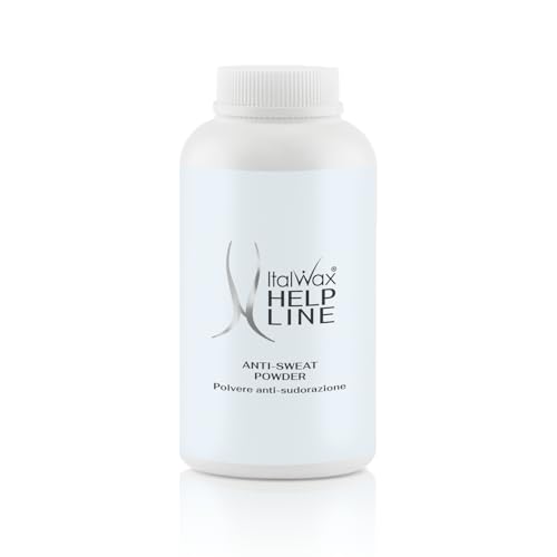 Italwax Help Line Anti-Sweat Powder 3.17 oz (90g) ? Soothing Kaolin Formula ? Prepares Skin for Waxing ? Controls Moisture ? for Professional and Home Use