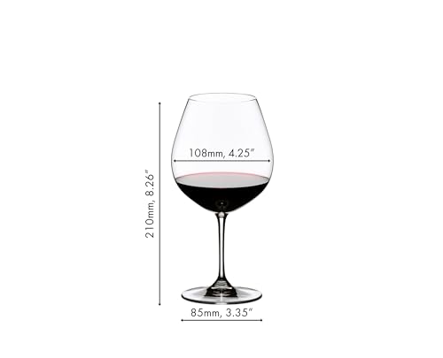 Riedel Vinum Pinot Noir Wine Glasses Set of 2 - Burgundy Red Variation