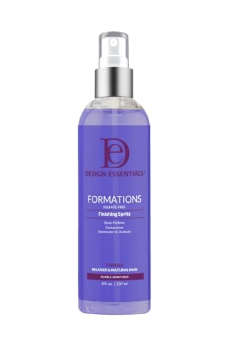 Design Essentials Formations Finishing Spritz 8 Oz – Hypoallergenic Hair Shine & Hold
