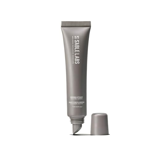 S'ABLE Labs - Moringa Lip Salve | Deeply Moisturize, Soften, Improve Lip Appearance | Prickly Pear + Castor Oil | Melanin-Inclusive Skincare (15 mL | 0.5 fl oz)