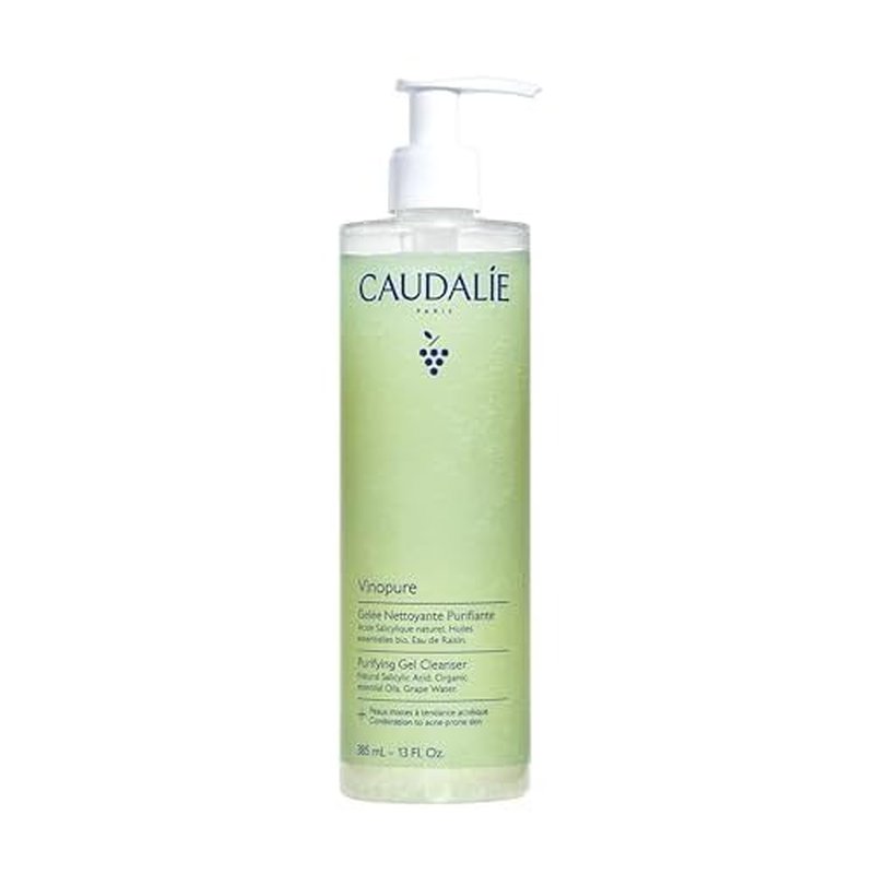 Caudalie Vinopure Salicylic Acid Cleanser, Pore Purifying Gel Cleanser