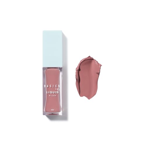 Basics by B Liquid Blush - Dusty Pink (Bay) 10ml, Long-Lasting & Dewy Finish