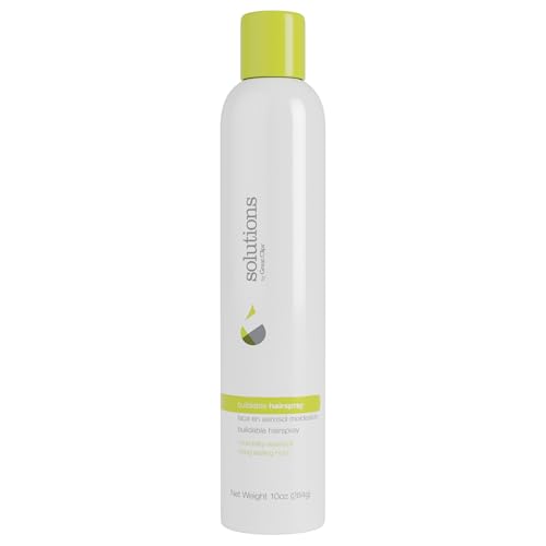 Buildable Hairspray 10oz - Long-Lasting Hold, Humidity & Frizz Control, Shine