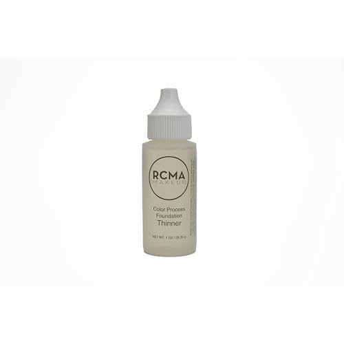 RCMA Makeup Color Process Foundation Thinner ? Adjust Foundation Consistency for Smooth Application ? Softens, Revives & Restores Dried Foundations ? Pro MUA Essential ? Vegan and Cruelty-Free- 1 oz