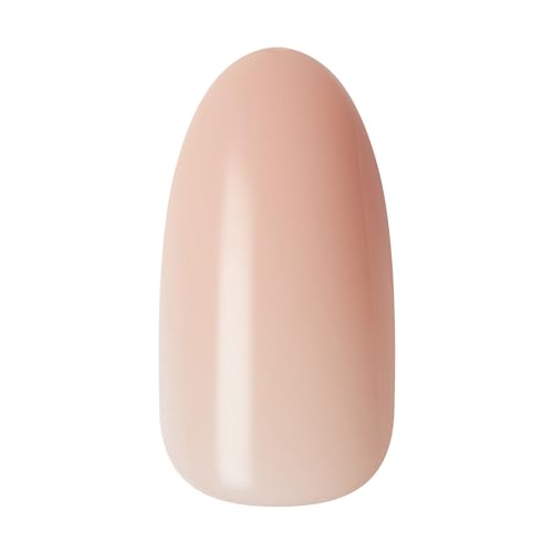 KISS Impress No Glue Press-On Nails Natural Color, Rhinestone Accents, Includes 30 Nails, Prep Pad, 1 Manicure Stick, 1 Mini File - Beloved