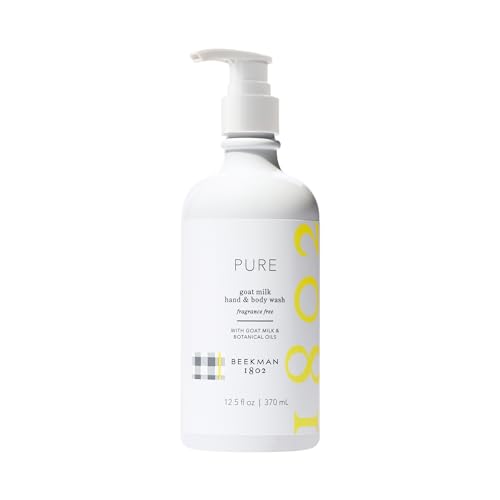 Pure Goat Milk Hand & Body Soap - Fragrance Free, 12.5 Fl Oz - Moisturizing & Gentle