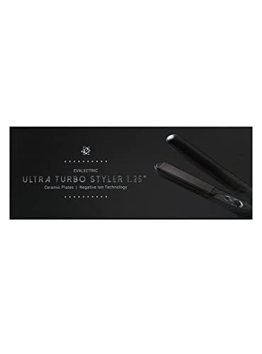 Ceramic Flat Iron for Hair - 1.25 Inch Dual Voltage Straightener