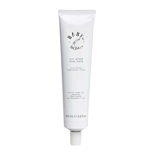 Sun Glaze Body Balm Hydrating Body Oil for Glowing Skin- Natural Plant Based Formula with Carrot Seed Oil, Squalane, Shea Butter and Sea Buckthorn Oil- Lightweight- 3.8 fl oz