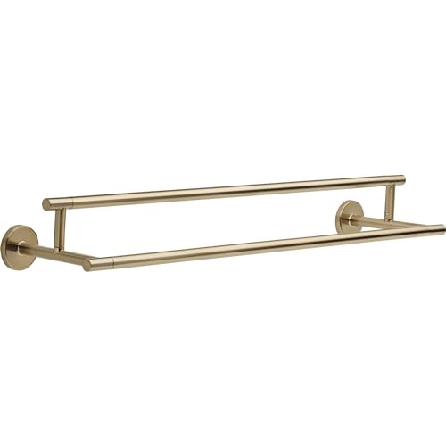 Delta 24 Inch Double Towel Bar - Champagne Bronze Finish