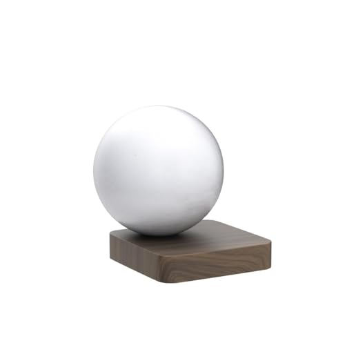 Levitating Moon Lamp - White Floating Spinning Luna Night Light with 3 Color Modes - Magnetic Desk Decor & Gift