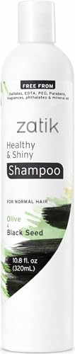 Olive & Black Seed Nourishing Shampoo - Vegan, Toxic Free, 10.8 Fl Oz Pack of 2