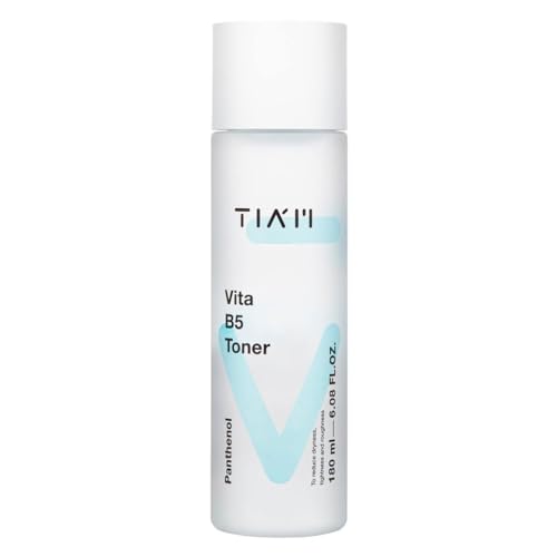 TIAM Vita B5 Toner, Hydrating & Low pH Facial Toner with Panthenol, Betaine & Collagen, Lightweight Moisture Boost for Dry & Sensitive Skin, Korean Skincare 6.08 fl.oz. 180ml