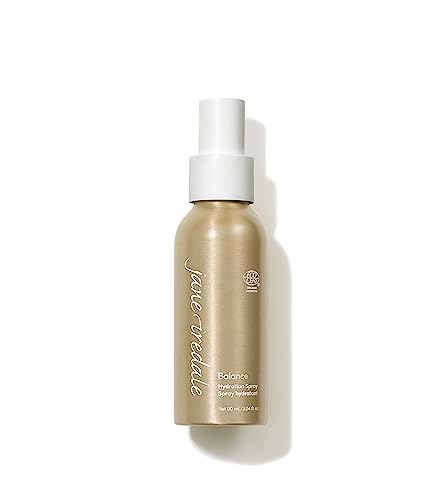 Jane Iredale Balance Hydration Spray 3.04oz Facial Mist, Natural Moisturizer & Makeup Setting, Vegan & Gluten-Free