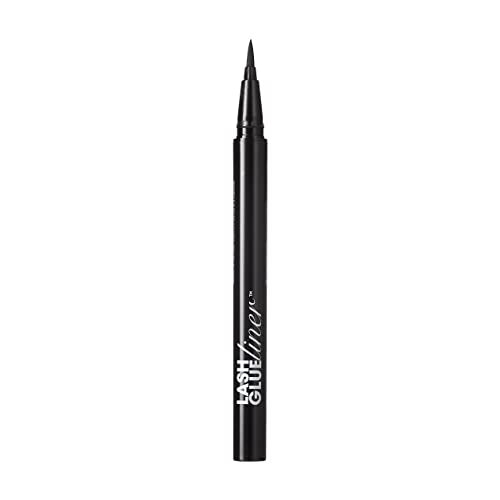 KISS Lash Glueliner 2-in-1 Eyelash Adhesive & Eyeliner, Matte Black, 0.03 Fl Oz Pack of 5