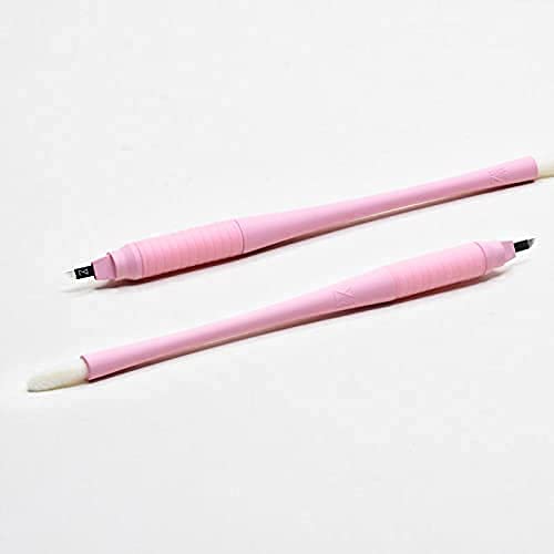 Microblading Pen Set - Disposable Eyebrow Tattoo Tools with Sterilized Fine Blades