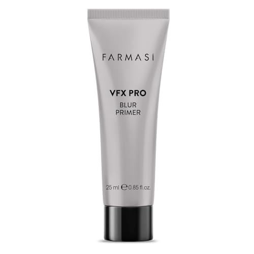 FARMASi VFX Pro Blur Primer and Natural Beige Liquid Foundation Set, Full Coverage Matte Finish Makeup Duo, Oil-Free Long Wear Face Base System, Soft-Focus Pore Blurring, Face Makeup Set