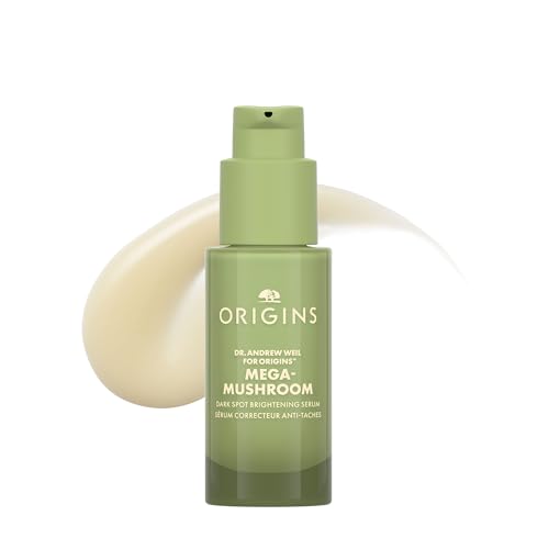 Origins Mega-Mushroom Dark Spot Serum - Brightening Vitamin C & Reishi for Hyperpigmentation