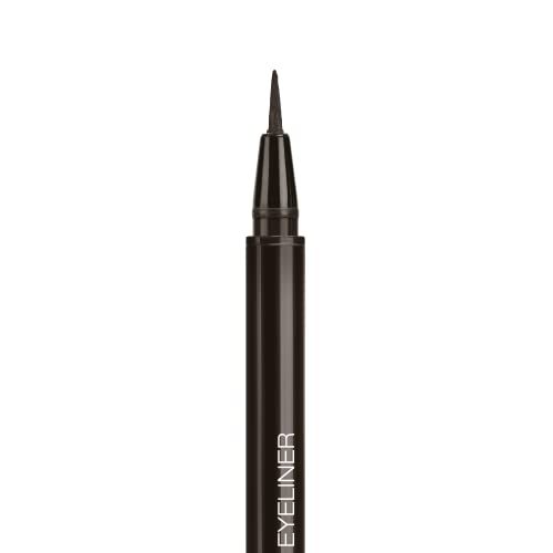 wet n wild Proline Felt Tip Eyeliner Dark Brown, .017z (Pack of 3)