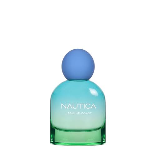 Nautica for Her Jasmine Coast Eau de Parfum 1.6 Fl Oz - Travel Size, Long Lasting, Floral Fruity Fragrance with Pear Jasmine & Musk - Variation of THIS listing