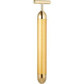 Angel Kiss Beauty Bar Energy Face Massager - 24k Golden T-Shape Pulse Electric Vibration Facial Self Skin Care Tool - Birthday Valentines Day Christmas Gifts for Her, Mom