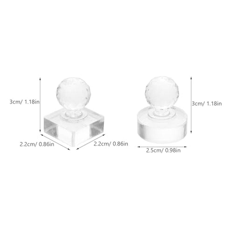 minkissy 2pcs Eyeshadow Pressing Tool Eyeshadow Stamper Blusher Pressing Stamp Eye Shadow Stamper Pressed Stamper Eye Shadow Palette Repairing Tool Highlighter Repair Tool