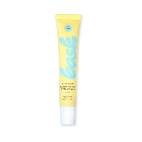 SPF 30 Vanilla Lip Balm with Moisturizing & Shine - Broad Spectrum UVA/UVB Protection