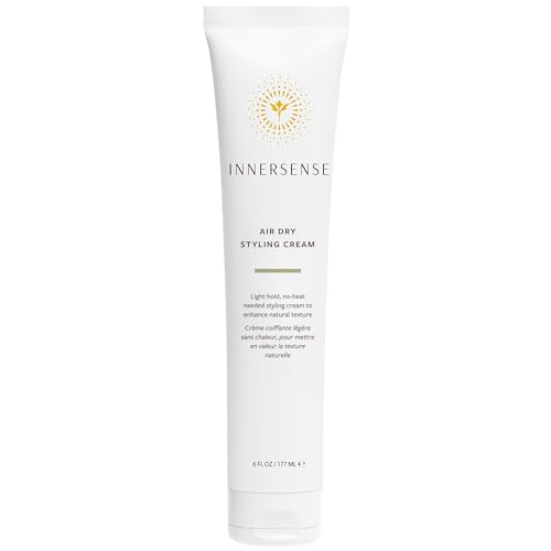 INNERSENSE Organic Air Dry Styling Cream - 6oz - Flexible, Hydrating Hair Texture Enhancer