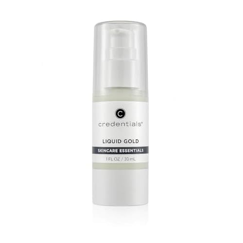 Credentials Liquid Gold - Advanced Serum with Carrot Oil & Vitamin A | Radiant Glow Face & Body Oil for Dry Skin | Calms Redness & Repairs Moisture Barrier | Makeup Prep Silky Finish 1 oz.