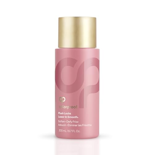 Plush Locks Leave-in Smooth, Anti- Frizz Smoothing Lotion, Protects & Reduces Blow Dry Time, Controls Frizz & Adds Shine, Sulfate-Free, Vegan, 6.7fl oz
