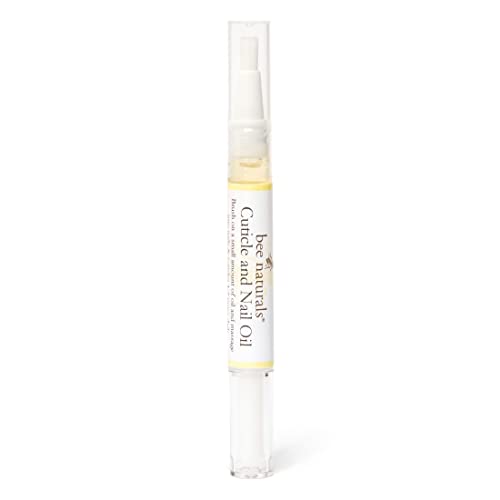 Bee Naturals Nail & Cuticle Oil Kit ? Nourishing Nail Strengthener with Vitamin E, Olive & Avocado Oils ? Lavender Lemon & Tea Tree Aromatherapy ? Easy Pen Applicator for Healthy, Revitalized Nails