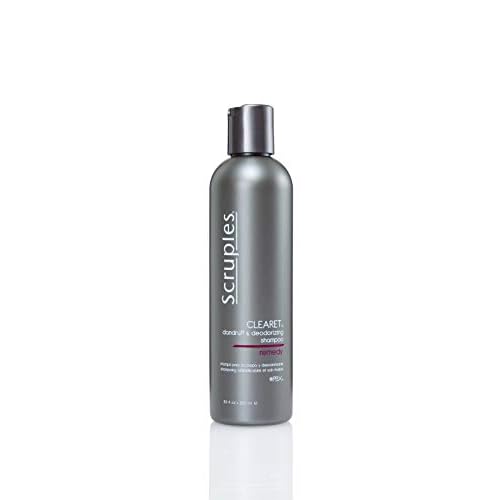 Scruples Clearet Anti Dandruff Shampoo - Professional Deodorizing Shampoo to Soothe Dry & Itchy Scalp From Flaking - Scalp Treatment + Cleanser (8.5 oz)