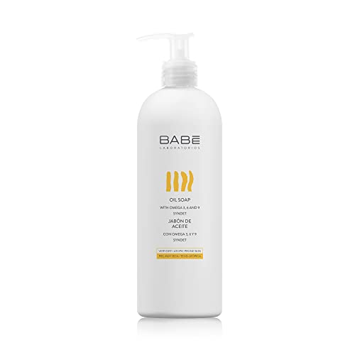 Babe Laboratorios Moisturizing Oil Soap 500ml - Gentle, Fragrance-Free Skin Care