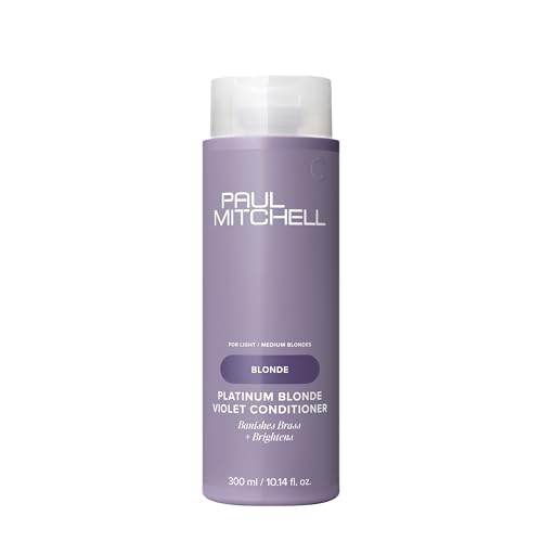 Violet Conditioner for Blonde Hair - 10.14 Fl Oz - Banish Brass & Brighten Light to Medium Blonde, Silver, Gray & White Hair - Paul Mitchell