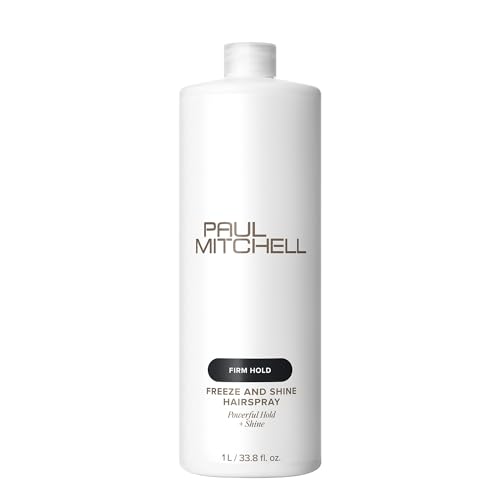 Paul Mitchell Freeze and Shine Super Hairspray - Maximum Hold & Shine - 33.8 Fl Oz Pack of 1