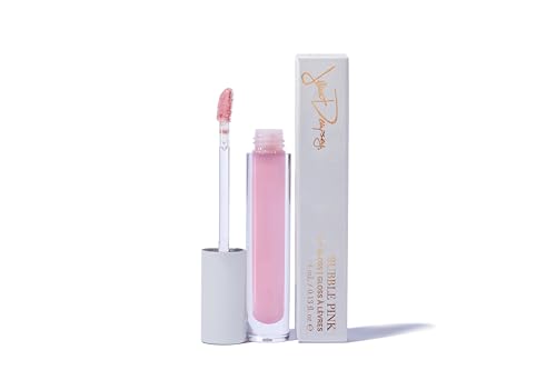 Lip Gloss with Plumping & High Shine - Bubble Pink - Hydrating & Nourishing