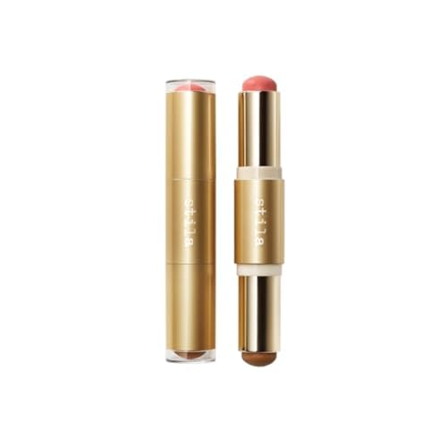 Blush & Bronzer Cheek Duo with Hydrating Blur Formula - Grapefruit & Caramel