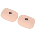 FILFEEL 1 Pair Soft Silicone Eye Model Flexible 5D for Practicing Piercing Suture Makeup Teaching Instructions for Eye Makeup, Semi Permanent Eyebrow Line Practice (Brown Eyeball)
