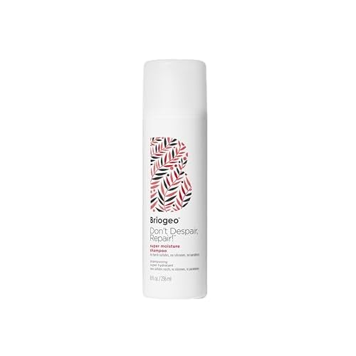 Briogeo Don't Despair, Repair! Super Moisture Shampoo, Dry Damaged Hair, Hair Shampoo with Argan Oil for Hair, Hair Moisturizer Hair Treatment, Protein Shampoo, Vegan, Cruelty-Free