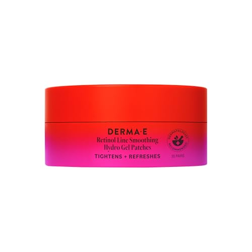 Derma E Retinol Line Smoothing Hydro Gel Under Eye Patches - 30 Pairs - Pack of 1