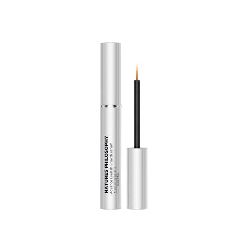 NP NATURES PHILOSOPHY Lash Brow Growth Serum, Prostaglandin-Free Eyelash Liquid for Thicker Longer Fuller Natural Lashes, Peptide Eyelash Eyebrow Enhancing Serum - S?rum De Pesta?as Crecimiento 3ml