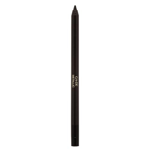 Metallic Black Eyeliner Pencil - Water-Resistant, Luminous Finish - 100 Jet Black