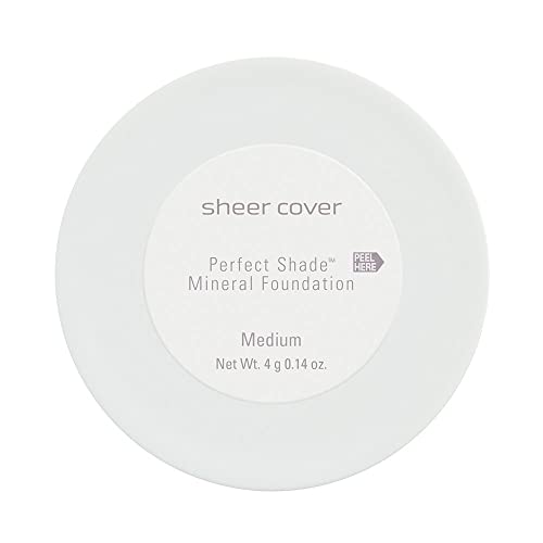 Sheer Cover Flawless Face Kit - Medium Shade 3-Piece Mineral Foundation & Concealer Set with Brushes
