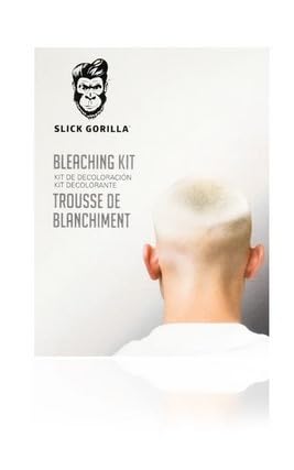 Slick Gorilla Bleaching Kit, Blonde, Permanent Lightener, Permanent Blonde Bleach Hair Dye