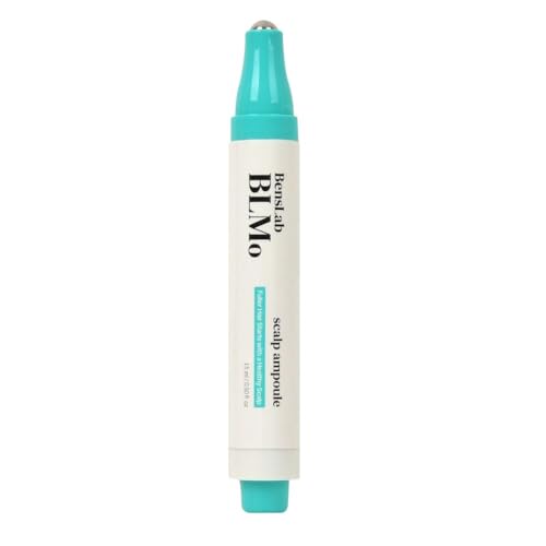 Hair Growth Serum Roll-On for Thinning Hair & Scalp Health - Clinically Proven, DHT Balance Support, Korean Formula, 0.5 fl oz