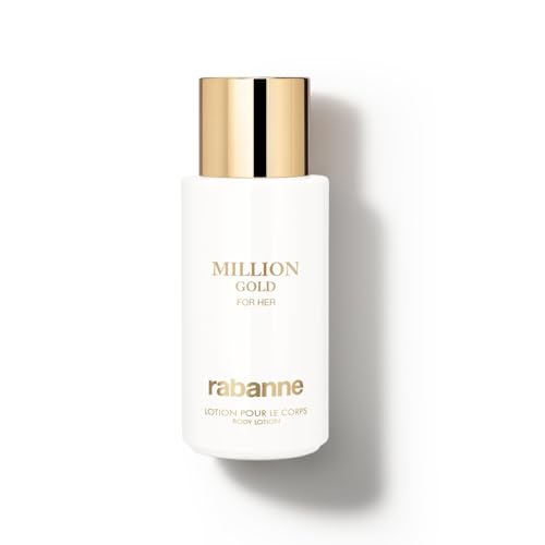 Million Gold For Her Body Lotion for Women - Luxury Moisturizing Scented Lotion with Sparkling Rose, White Flowers & Salty Mineral Musk, Long-Lasting Hydration for Dry Skin, 6.8 oz
